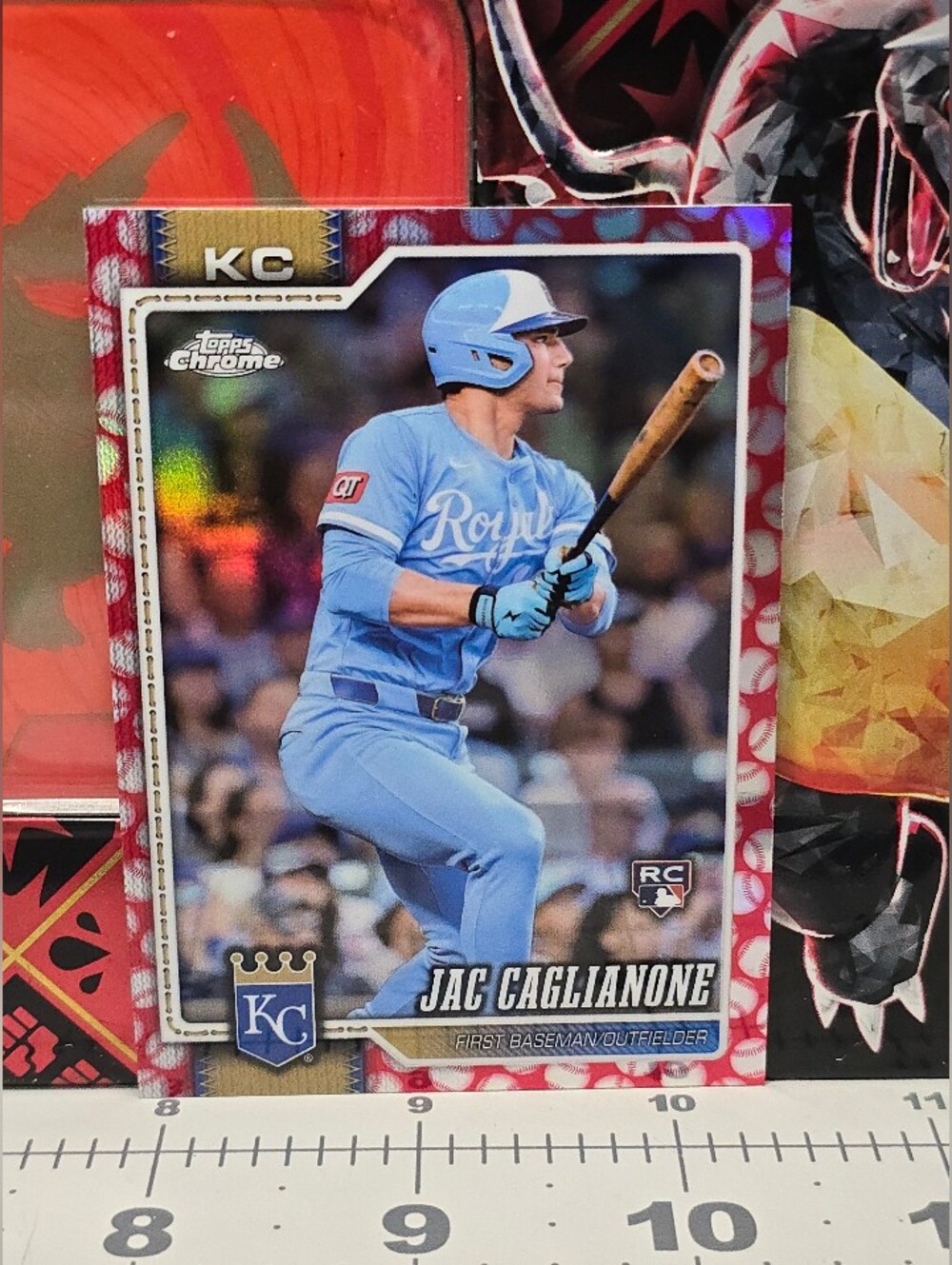 Topps Chrome Jac Caglianone Royals Light Blue Rookie Card